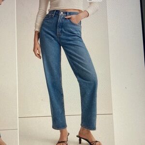 Madewell The Perfect Vintage straight Jean in Earlwood Wash Medium Blue